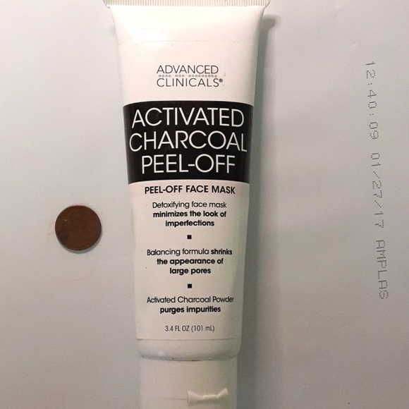 Advanced clinicals activated charcoal peel off face mask - Picture 1 of 1